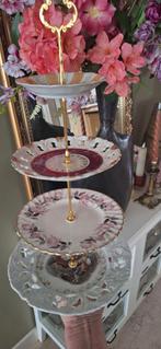 Brocante etagere 4 laags handmade €20,00, Huis en Inrichting, Ophalen, Nieuw