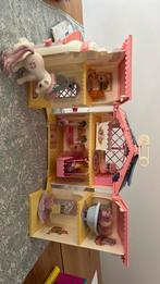 My little pony huis VINTAGE met extra pony’s., Ophalen of Verzenden, Gebruikt, Poppenhuis