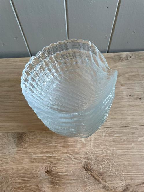 6 Vintage Arcoroc schelp schelpen schaaltjes kommetjes, Huis en Inrichting, Keuken | Servies, Gebruikt, Kom(men), Overige stijlen