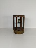 Achthoekige Vitrinekast 19e Eeuw antiek, Antiek en Kunst, Antiek | Meubels | Kasten, Ophalen