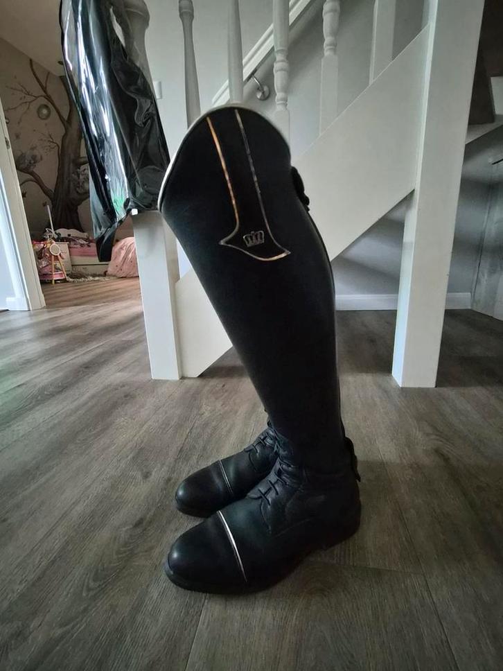 Kingsley zwart leren rijlaarzen Olbia, Dieren en Toebehoren, Paardrijkleding, Schoeisel, Dressuur, Ophalen of Verzenden
