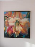 Kleurrijk bloemenschilderij in perfecte staat, Antiek en Kunst, Ophalen