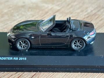 Mazda mx-5, 1:64, zwart, miniatuur, schaalmodel beschikbaar voor biedingen