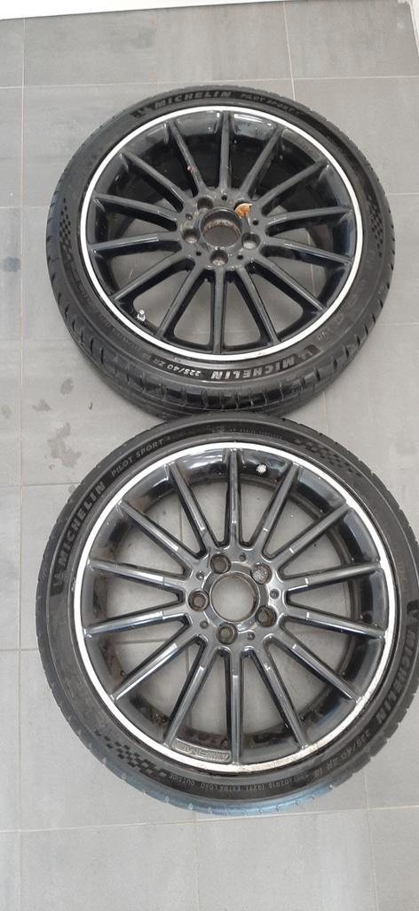 AMG Velgen+Michelin banden 18 inch A/B Klasse W176/W246, Auto-onderdelen, Banden en Velgen, Banden en Velgen, Zomerbanden, 18 inch