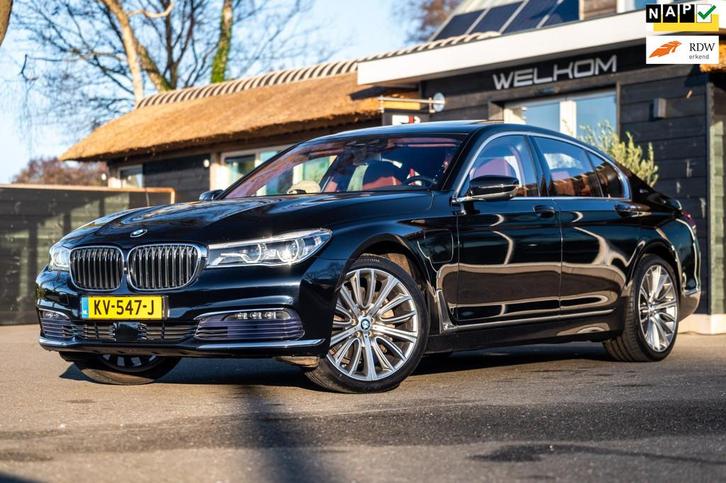 BMW 7-serie 740e iPerformance Individual I NL-Auto I NAP I A, Auto's, BMW, Bedrijf, Te koop, 7-Serie, 360° camera, ABS, Achteruitrijcamera