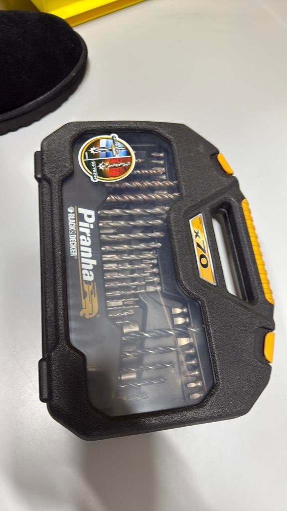 Te koop piranha boor en bit set, Ophalen of Verzenden, Zo goed als nieuw