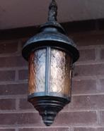 Antieke  brocante buitenlamp, Tuin en Terras, Buitenverlichting, 50 tot 250 watt, Gebruikt, Wandlamp, IJzer