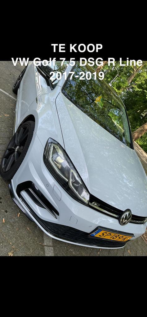 Volkswagen Golf 7,5 DSG R Line, Auto's, Volkswagen, Particulier, Golf, Benzine, B, Hatchback, Automaat, Geïmporteerd, Wit, Voorwielaandrijving