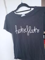 Leuk T-shirt 'Hatseflats' Maat S-M - Nieuw!, Ophalen, Zwart, Nieuw, Korte mouw
