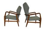 Vintage Set van twee Bovenkamp Fauteuils Aksel Bender Madsen, Hout, Minder dan 50 cm, Gebruikt, Vintage