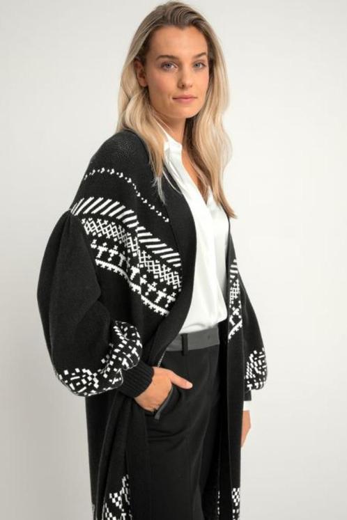 Nieuw lang vest maat L van Expresso (nu met 70% korting), Kleding | Dames, Truien en Vesten, Nieuw, Maat 42/44 (L), Zwart, Ophalen of Verzenden