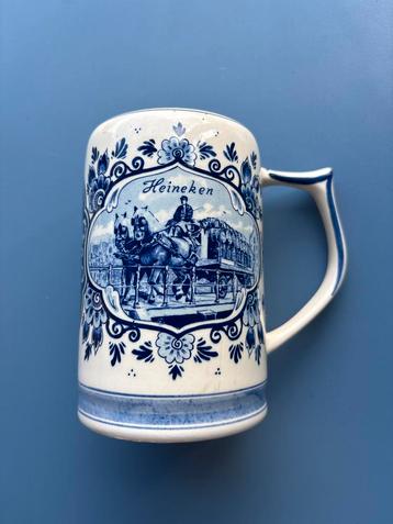 Delfts Blauw Heineken Bierpul beschikbaar voor biedingen