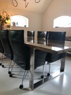 Eettafel 220 x 100, Ophalen, Overige materialen, 100 tot 150 cm, 200 cm of meer