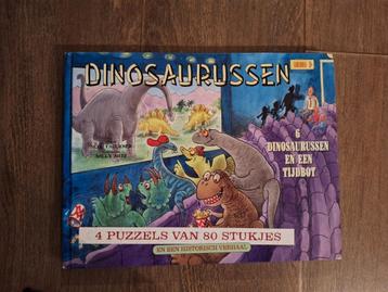 Dino Puzzelboek - 4 Puzzels 80 Stukjes beschikbaar voor biedingen