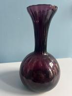 Doyen glas aubergine kleurige vaas., Ophalen of Verzenden