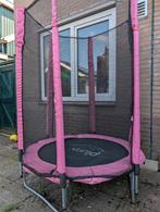 Trampoline met net (roze), Ophalen, Zo goed als nieuw