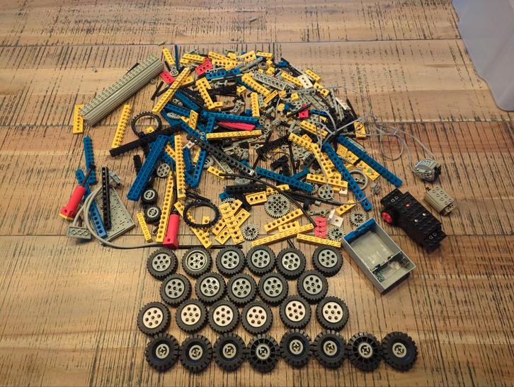 partij Lego Technic onderdelen 1200 gram, Kinderen en Baby's, Speelgoed | Duplo en Lego, Gebruikt, Lego, Losse stenen, Ophalen of Verzenden
