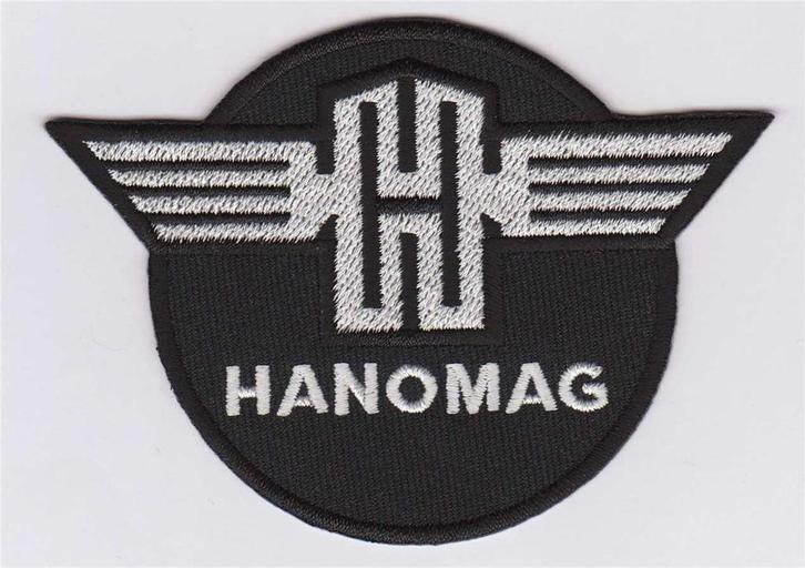 Hanomag stoffen opstrijk patch embleem, Verzamelen, Automerken, Motoren en Formule 1, Nieuw, Auto's, Verzenden