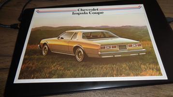 Folder CHEVROLET  IMPALA  COUPE beschikbaar voor biedingen