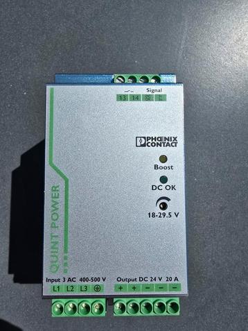 Phoenix Contact QUINT-PS/3AC/24DC/20 DIN-rail netvoeding  beschikbaar voor biedingen