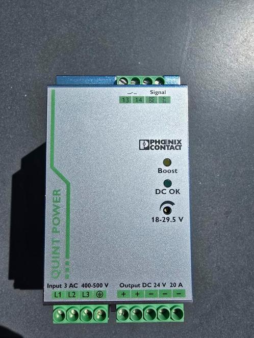 Phoenix Contact QUINT-PS/3AC/24DC/20 DIN-rail netvoeding, Hobby en Vrije tijd, Elektronica-componenten, Nieuw, Ophalen of Verzenden