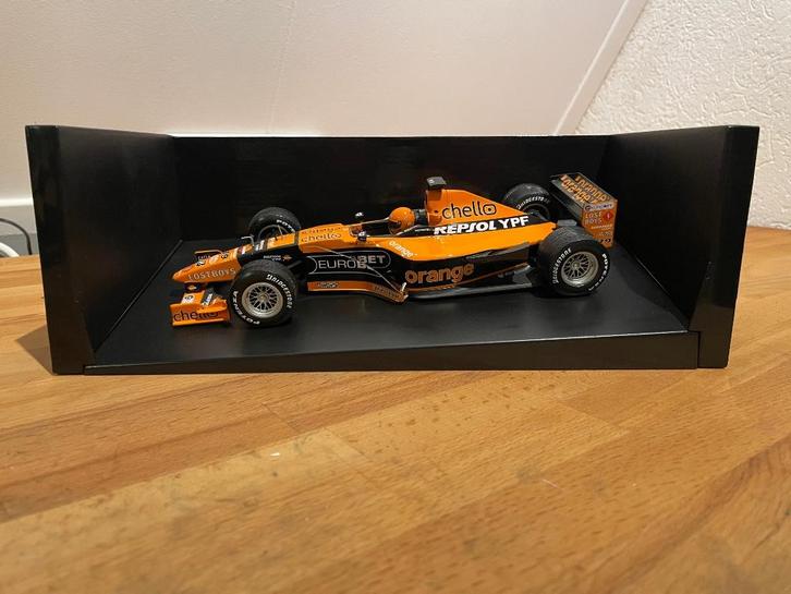 Arrows Footwork A21 Jos Verstappen schaalmodel 1:18, Hobby en Vrije tijd, Modelauto's | 1:18, Zo goed als nieuw, Auto, MiniChamps
