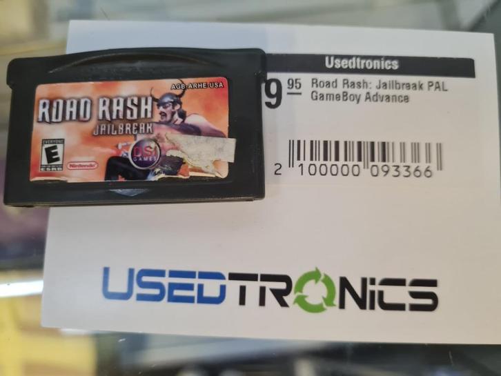 Road Rash: Jailbreak PAL GameBoy Advance, Spelcomputers en Games, Games | Nintendo Game Boy, Gebruikt, Racen en Vliegen, 1 speler