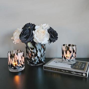 Midnight elegance..zwart wit compleet set €99,- beschikbaar voor biedingen