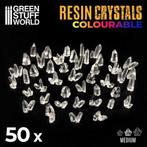 CLEAR Resin Crystals - Medium 2358 Wargaming Dungeons, Hobby en Vrije tijd, Wargaming, Nieuw, Overige soorten, Toebehoren, Ophalen of Verzenden