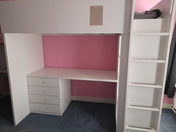 Ikea SMASTAD hoogslaper met buro beschikbaar voor biedingen