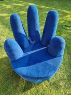 Eyecatcher hand - vinger zetel in mooi blauw, Ophalen, Gebruikt