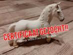 GEZOCHT: Schleich Certificaat Witte Fries, Paard, Ophalen of Verzenden, Zo goed als nieuw, Beeldje of Figuurtje