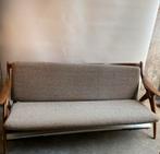 Teak bank van De Ster Gelderland model Knoop , jaren 60, Huis en Inrichting, Ophalen, Hout, Minder dan 75 cm, 150 tot 200 cm