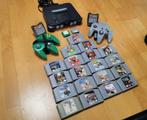 Nintendo 64 console met 19 spelletjes, Spelcomputers en Games, Ophalen, Gebruikt, Met 2 controllers, Met games