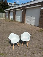 2x Kinder Kuipstoeltjes Wit, Huis en Inrichting, Stoelen, Ophalen, Kunststof, Gebruikt, Twee