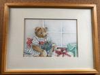 Lief aquarel schilderijtje van beer (geen prent), Antiek en Kunst, Ophalen of Verzenden