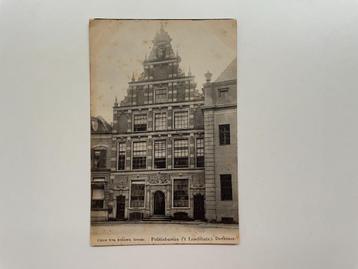 D171 Oude ansichtkaart Deventer : Politiebureau Landshuis beschikbaar voor biedingen