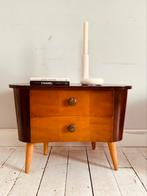 Vintage retro dressoir ladekast nachtkastje mid century, Ophalen, Huis en Inrichting