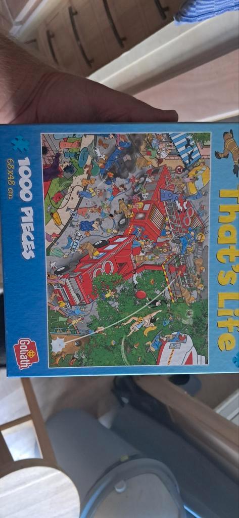 That's Life Puzzel - 1000 stukjes, Hobby en Vrije tijd, Denksport en Puzzels, Gebruikt, Legpuzzel, 500 t/m 1500 stukjes, Ophalen of Verzenden