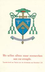Devotieprentje Wijdingsfeest van Eugeen Laridon, Ophalen of Verzenden, Zo goed als nieuw, Kaart of Prent, Christendom | Katholiek