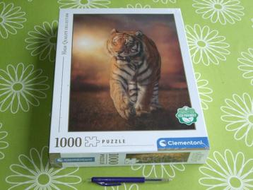 Nieuw in seal: Tijger puzzel van Clementoni - 1000 stukjes beschikbaar voor biedingen