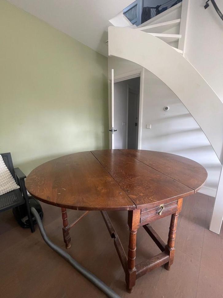 Uitklapbare eettafel, Huis en Inrichting, Tafels | Eettafels, Gebruikt, 100 tot 150 cm, 150 tot 200 cm, Vijf personen of meer