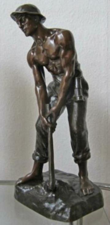 ==Henri Louis Levasseur 1853-1934==arbeider ==fraaie brons== beschikbaar voor biedingen