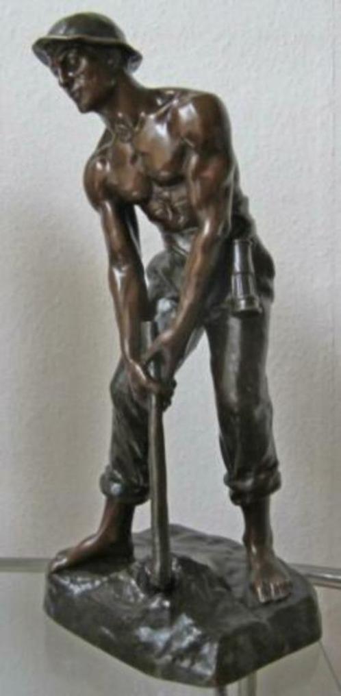 ==Henri Louis Levasseur 1853-1934==arbeider ==fraaie brons==, Antiek en Kunst, Antiek | Koper en Brons, Brons, Ophalen of Verzenden