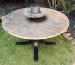 Stoere ronde  eettafel, Ophalen of Verzenden, Rond, 100 tot 150 cm