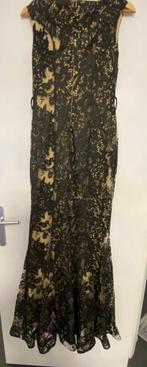 mooie galajurk zwart/goud maat 40, Kleding | Dames, Jurken, Maat 38/40 (M), Zwart, Ophalen of Verzenden, Zo goed als nieuw