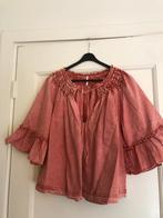 leuke boho washed denim blouse Free People mt M katoen, Kleding | Dames, Bruin, Free People, Zo goed als nieuw, Ophalen