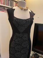 Juffrouw Jansen jurk tricot zgan mt S zwart, Zwart, Ophalen of Verzenden, Zo goed als nieuw, Knielengte