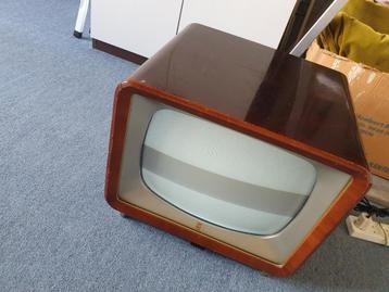 Antieke vintage televisie 1957 philips 17TX180U Doet het nog