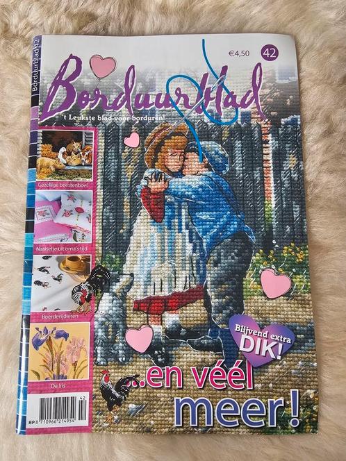 Borduurblad nr. 42 NIEUW, Boeken, Tijdschriften en Kranten, Nieuw, Sport en Vrije tijd, Ophalen of Verzenden